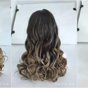 topper per capelli per donna topper per capelli veri senza frangia 6  pollici # 2 base di