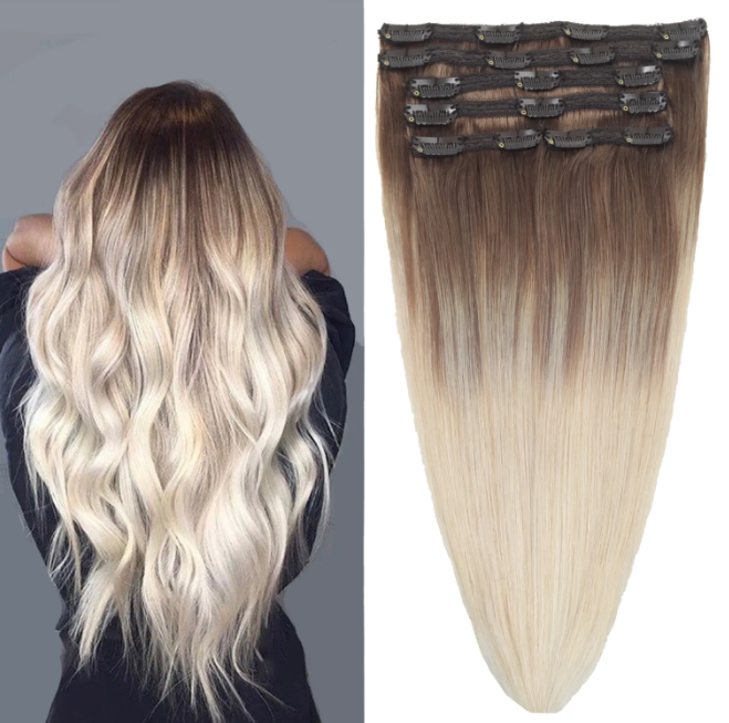 extension per capelli con clip