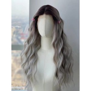 Parrucca donna in capelli sintetici per chemioterapia modello Newlacecu