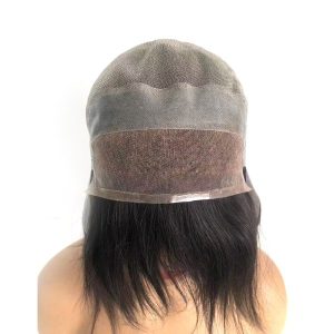 Parrucca uomo modello lake skin con PU intorno